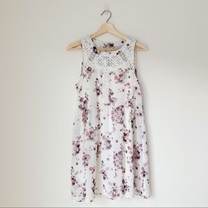 Jolt Cream Floral Dress